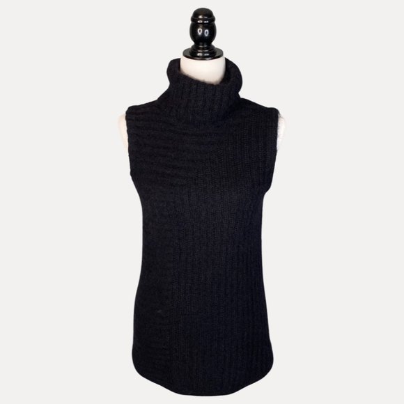 THEORY Beylor T. Caresse mohair yak hair merino wool turtleneck  sweater - Picture 1 of 4